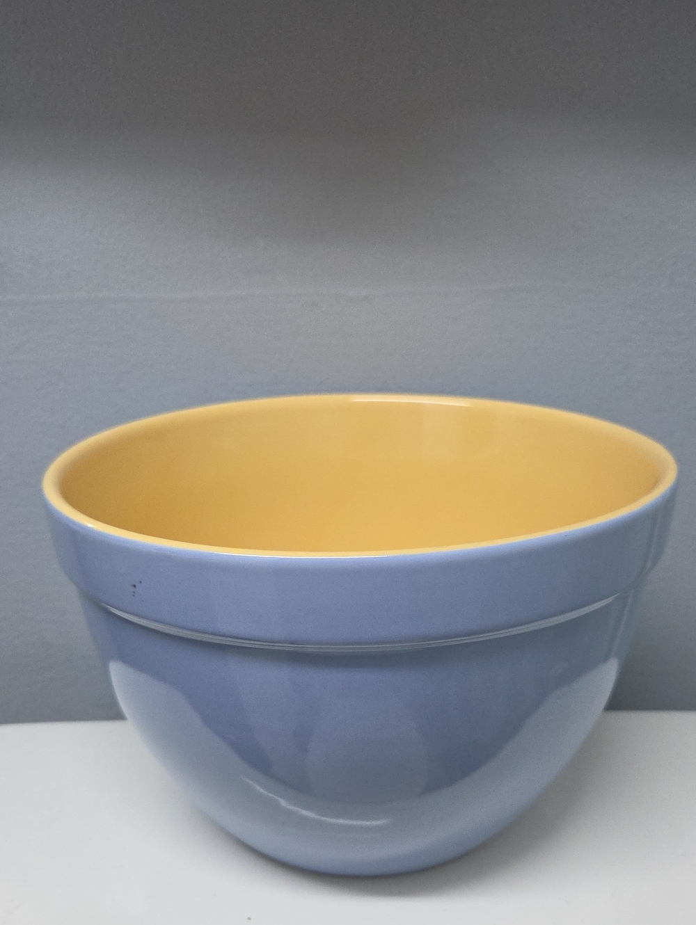 Blue and Yellow Ceramic Mixing Bowl - Home Kitchen